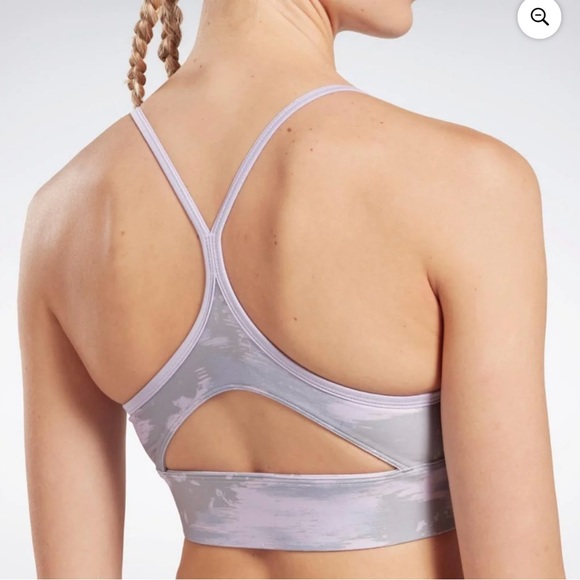 Reebok Apparel  Women's Wor Camo Bra Reebok Training App Women Purple - Picture 2 of 6